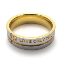 Elegáns Forma, Gyönyörű Színekben, Stabil Minőségű Titángyűrű