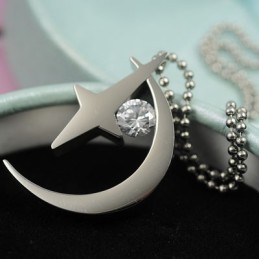 Hold És Csillag Cirkon Titán Nyaklánc Medál