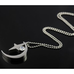 Hold És Csillag Cirkon Titán Nyaklánc Medál