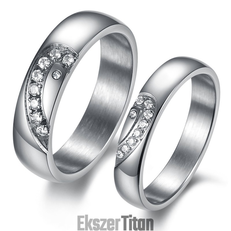 Tartós, Használatban Lévő Titán Gyűrű Szerelmeseknek