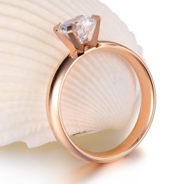 Széles Választékú Női Titán Gyűrű Strasszokkal