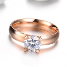 Széles Választékú Női Titán Gyűrű Strasszokkal