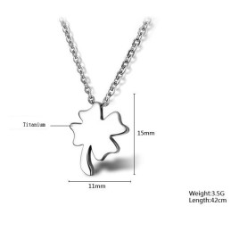 A Minőség Királynője Női Lóhere Alakú Titán Nyaklánc