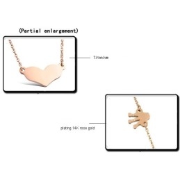 Kiváló Minőségű Sweetheart Titán Nyaklánc