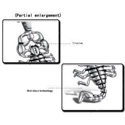 Kiváló Minőségű Skorpió Titán Nyaklánc
