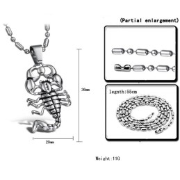 Kiváló Minőségű Skorpió Titán Nyaklánc