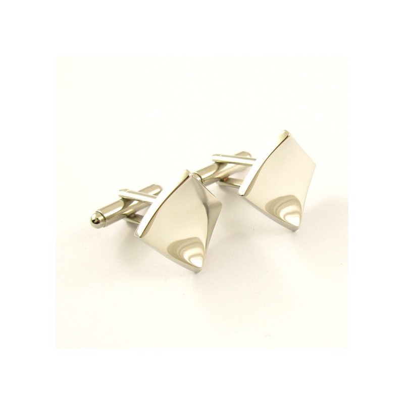 Titán Konkáv Négyzet Alakú Mandzsettagombok