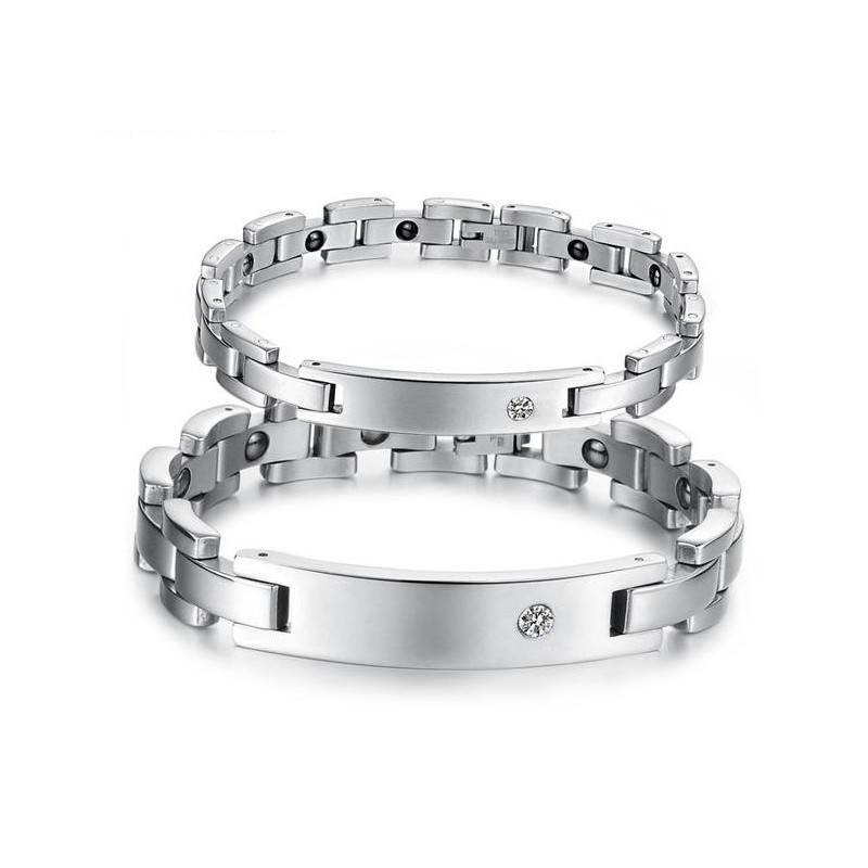 Széles Választékú Egészségügyi Titán Karkötő Szerelmeseknek