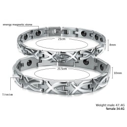 Megbízható Minőségű, Fáradtság Elleni Titán Karkötő Szerelmeseknek