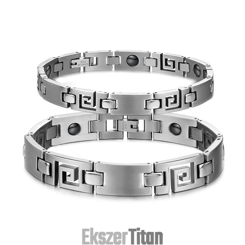 Könnyen Használható Klasszikus Titán Karkötő Szerelmeseknek