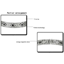 Kiváló Minőségű Férfi Titán Karkötő