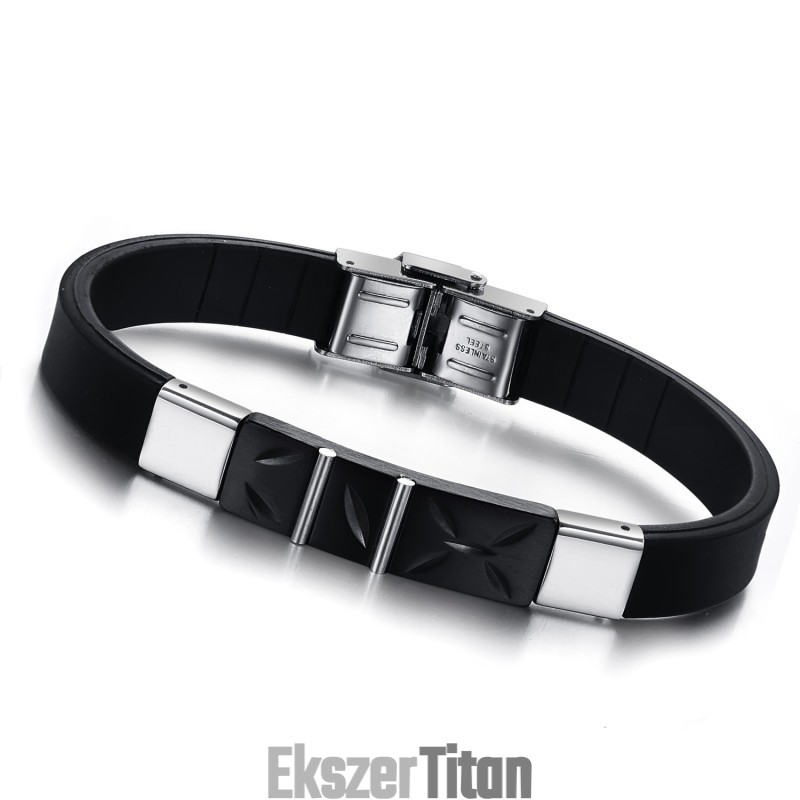 A Minőségi Fekete Titán Szilikon Karkötő Királynője