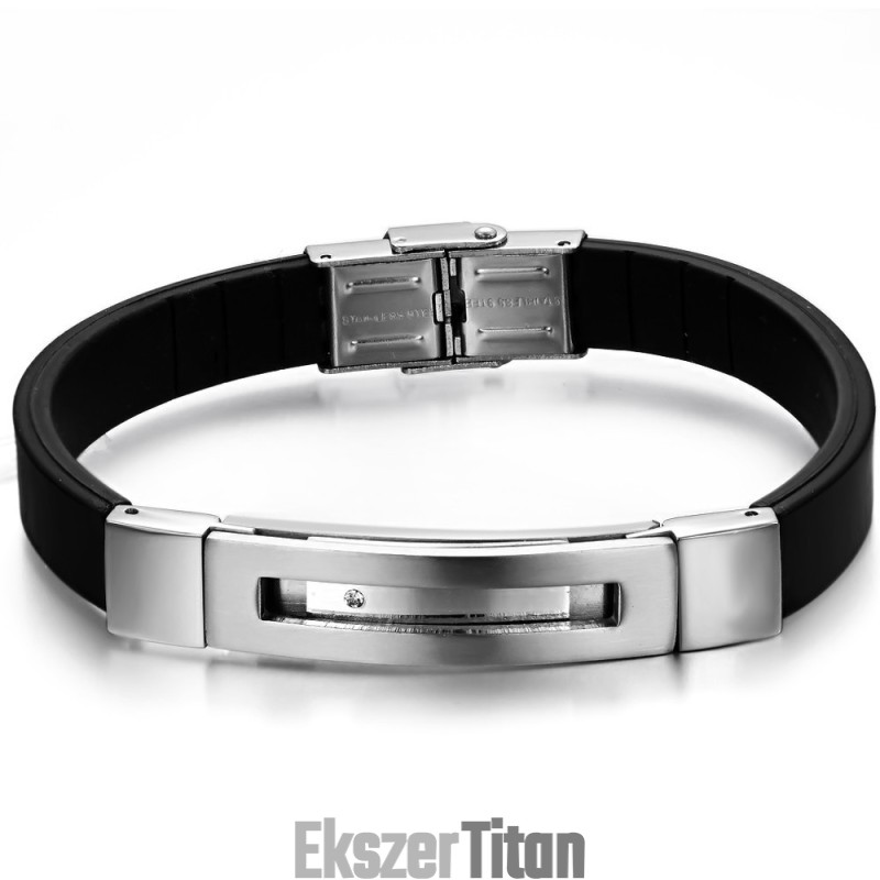 Kiváló Minőségű Férfi Titán Szilikon Karkötő