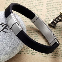 Kiváló Minőségű Férfi Titán Szilikon Karkötő