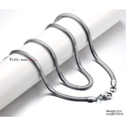 Kiváló Minőségű Lapos Kígyó Alakú Titán Lánc