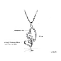 A Minőség Királynője Női Kedves  Bevonatú Titán Nyaklánc
