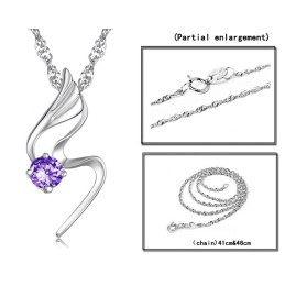 Megbízható Minőségű Női  Bevonatú Titán Nyaklánc Gyémánttal