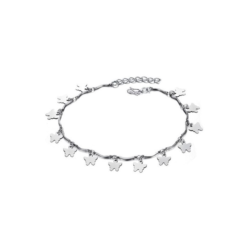 Megbízható Hírnévvel Rendelkező Női Pillangó Alakú  Bevonatú Titán Bokalánc