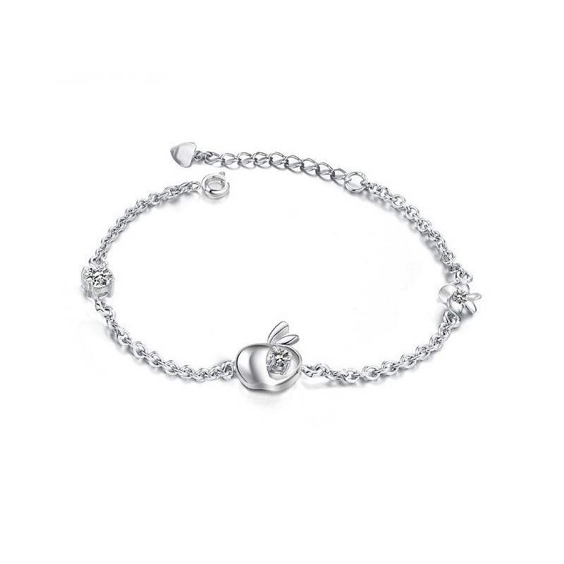 Megbízható Hírnévvel Rendelkező Női Üreges  Bevonatú Titán Karkötő Strasszokkal