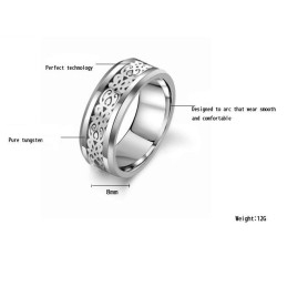 A Minőségi Fehér Volfrám Kerámia Gyűrű Királynője