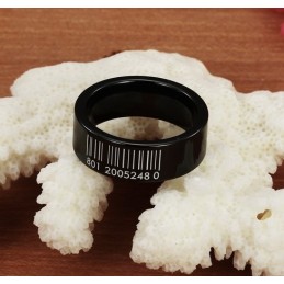 Világszerte Ismert Fekete Vonalkódos Volfrám Kerámia Gyűrű