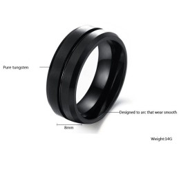 Jól Ismert Kiváló Minőségű Férfi Retro Volfrám Kerámia Gyűrűjéről