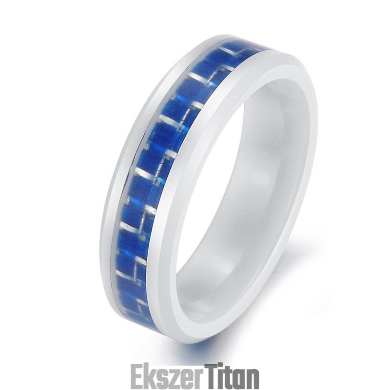 Hosszú Történet Kék Volfrám Kerámia Gyűrű