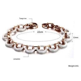 Hosszú Történet Női Volfrám Kerámia Karkötő