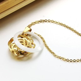 Stabil Minőségű Női Volfrám Kerámia Nyaklánc