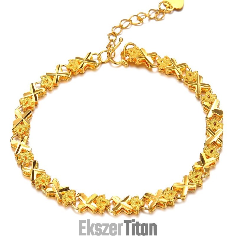 Hosszú Történetű Női Elegáns 18 Karátos Aranyozott Karkötő Hosszú Történetű Női Elegáns 18 Karátos Aranyozott Karkötő