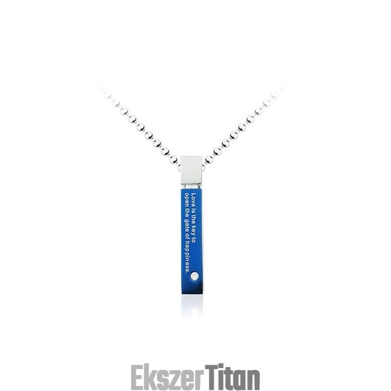 Szuper Férfi Gyönyörű Kék Titán Medál - Ingyenes Lánc Szuper Férfi Gyönyörű Kék Titán Medál - Ingyenes Lánc