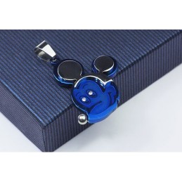 Kék Mickey Egér Titán Medál - Szabad Lánc