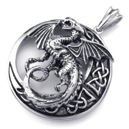 Titán Pteroszaurusz Medál Nyaklánc (Ingyenes Lánc)