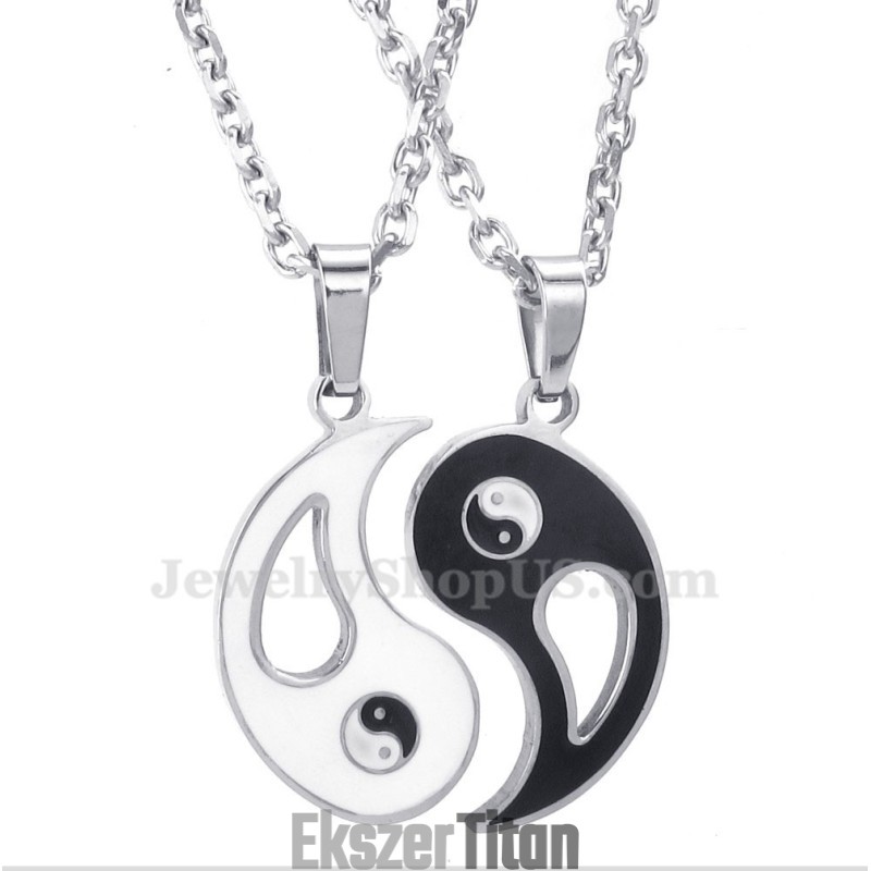 Titán Tai Chi Páros Medál Nyaklánc (Ingyenes Lánc) (Egy Pár) Titán Tai Chi Páros Medál Nyaklánc (Ingyenes Lánc) (Egy Pár)