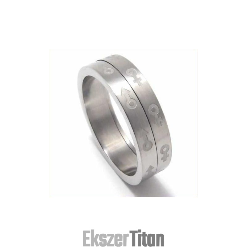 Szexszimbólum 6 Mm-Es Titángyűrű Szexszimbólum 6 Mm-Es Titángyűrű