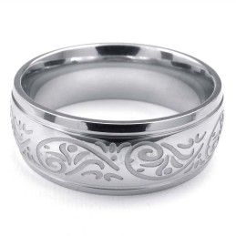 Titán Korróziós Mintázatú Gyűrű