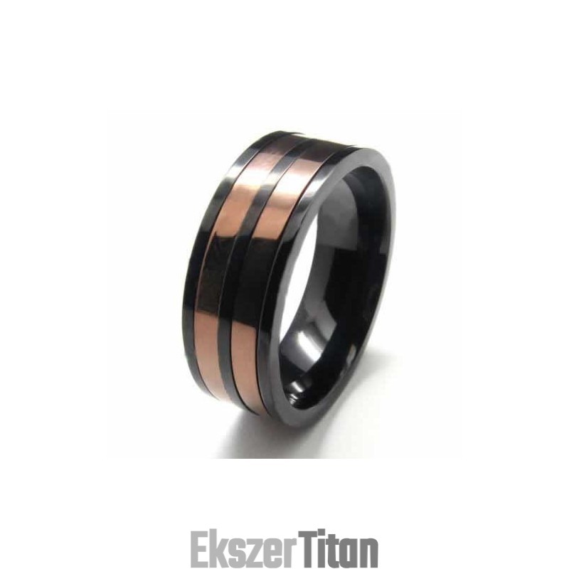 8 Mm-Es Titán Két Körös Berakásos Udvari Gyűrű 8 Mm-Es Titán Két Körös Berakásos Udvari Gyűrű