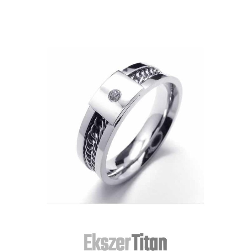 Gyémánt Kitűzős, 6 Mm-Es Titán Berakásos Udvari Gyűrű Gyémánt Kitűzős, 6 Mm-Es Titán Berakásos Udvari Gyűrű