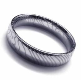 4 Mm-Es Női Ezüst Titán Gyűrű
