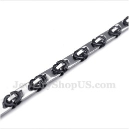 Férfi Titán Fekete Kerek Karkötő