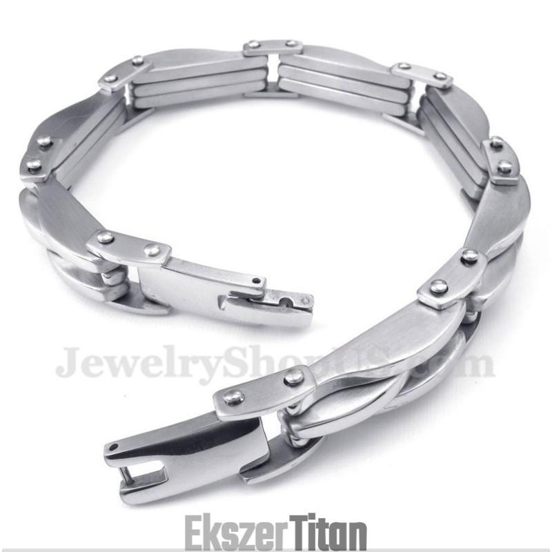 Férfi Titán Hullámos Karkötő