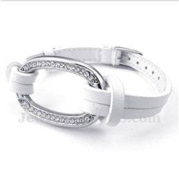 Férfi Titán Bőr Karkötő