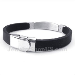 Férfi Titán Gyémánt Gumi Karkötő