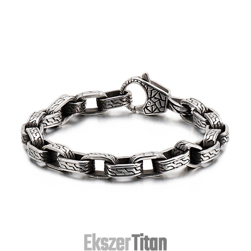 Titán Koponya Karkötő Elegáns Motoros Szellem Karkötő Titán Ékszerek