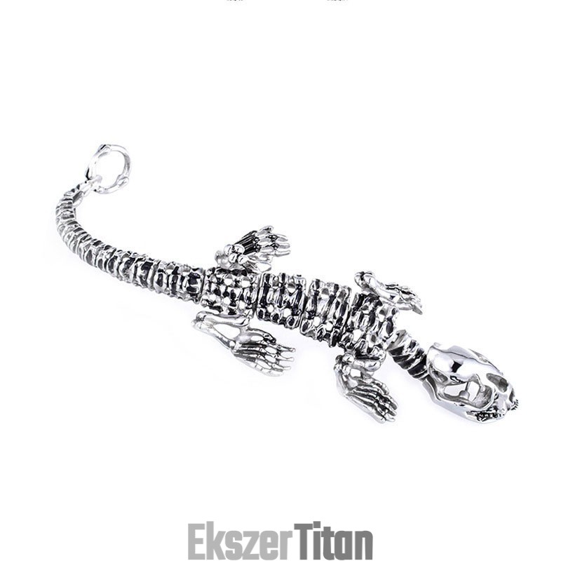 Retro Eltúlzott Menő Dinoszaurusz Sikkes Stílusú Titán Karkötő Férfiaknak Retro Eltúlzott Menő Dinoszaurusz Sikkes Stílusú Titán Karkötő Férfiaknak