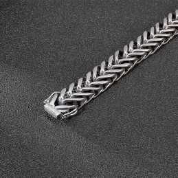 Cool Chic Stílusú Egyrétegű V Férfi Titán Karkötő