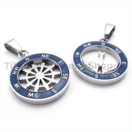 Titán Szerelmeseinek Horgony És Oldalkormány Medálok - Láncmentes