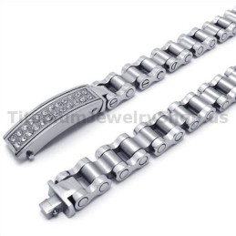 Férfi Titán Karkötő Gyémántokkal
