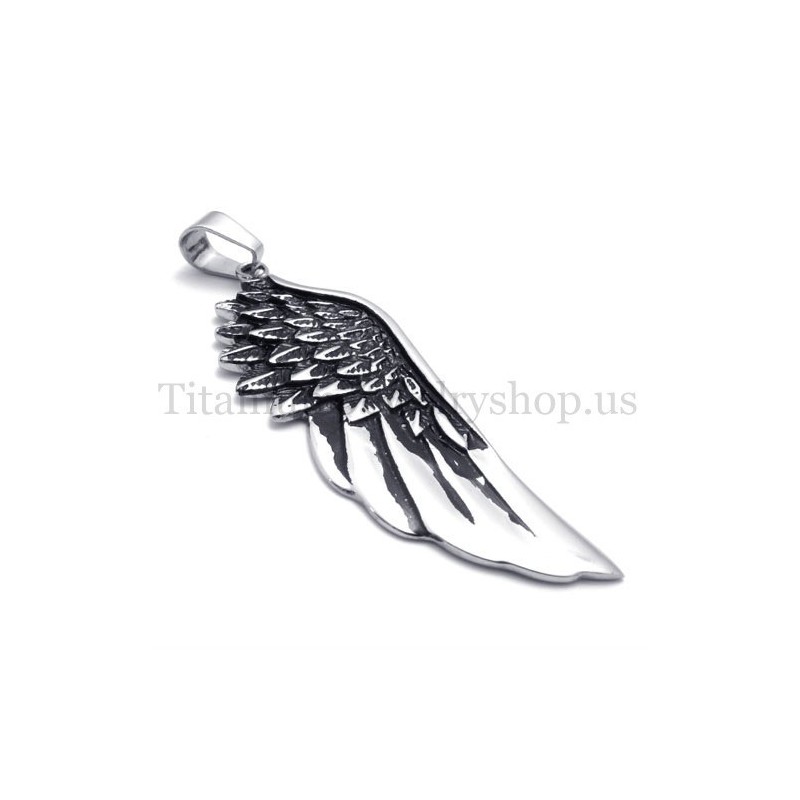Wings Model Férfi Tiszta Titán Medál