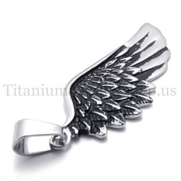 Wings Model Férfi Tiszta Titán Medál
